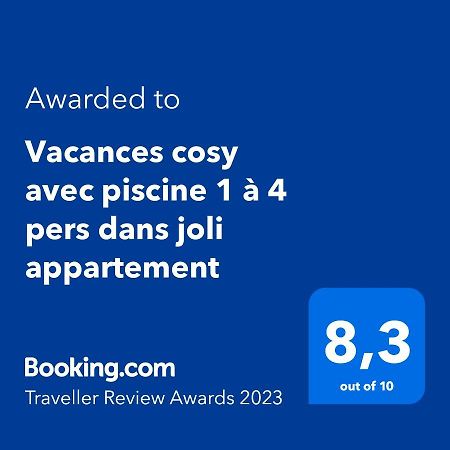 Vacances Avec Piscine Et Entree Autonome Dans Jolie Appartement Jusqu'A 4 Personnes Serignan Exterior photo